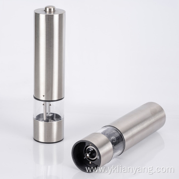 Electric pepper mill stainless steel spice grinder